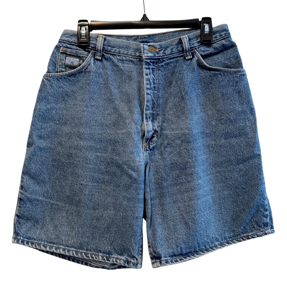 Wrangler for Women Vintage Mom Jeans High‎ Waist Jean Shorts Jorts Size 12